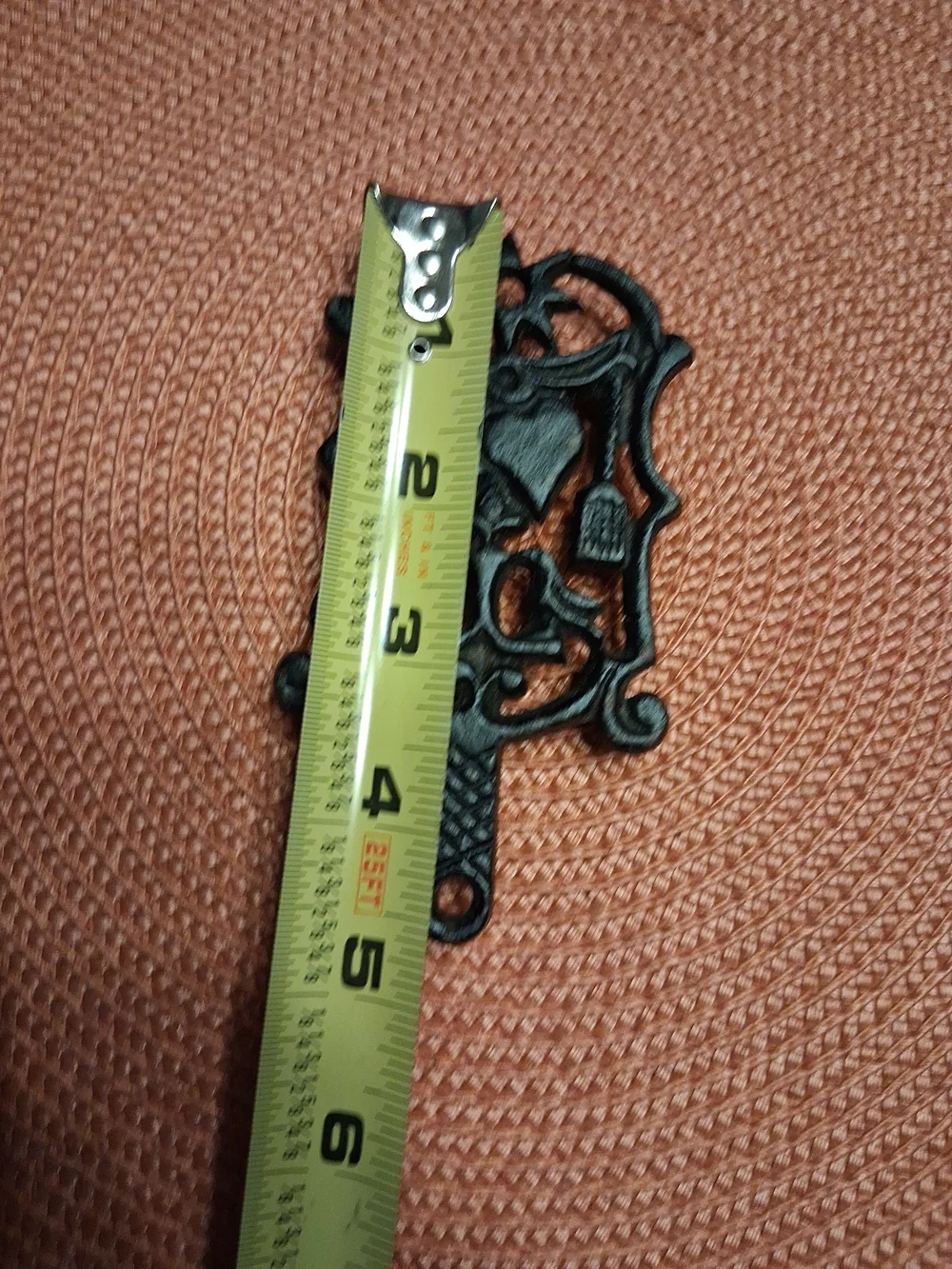 Vintage Cast Iron Footed Trivets Lot of 3